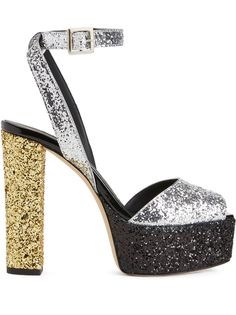 Giuseppe Zanotti босоножки Betty 140 с блестками