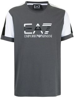 Ea7 Emporio Armani футболка с графичным принтом