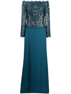 Tadashi Shoji длинное платье Ayse с пайетками