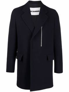 Jil Sander однобортное пальто