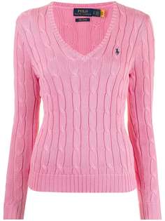 Polo Ralph Lauren джемпер фактурной вязки с логотипом