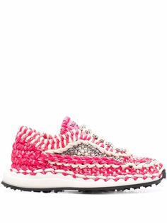 Valentino Garavani кроссовки в технике кроше