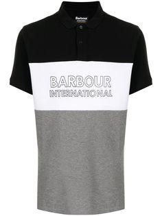 Barbour block stripe polo shirt