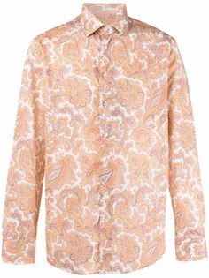 Etro рубашка с принтом пейсли