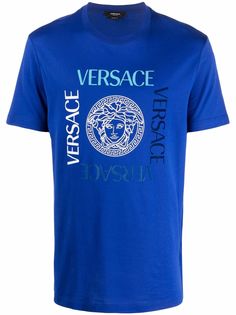 Versace футболка с принтом Medusa