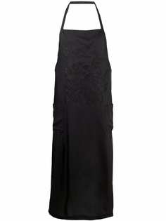 Black Comme Des Garçons фартук с вышивкой