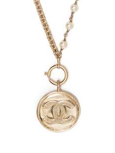 Chanel Pre-Owned колье с логотипом CC