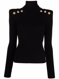Balmain джемпер с декоративными пуговицами