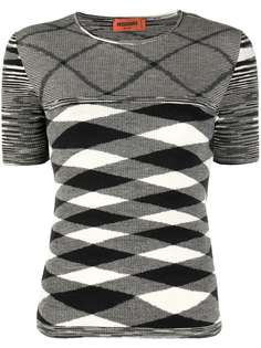 Missoni трикотажный топ с круглым вырезом