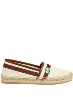 Gucci эспадрильи с отделкой Web