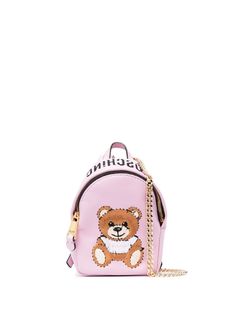 Moschino сумка через плечо Teddy Bear с логотипом