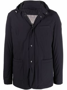 Herno Ponente stud-fastening travel blazer