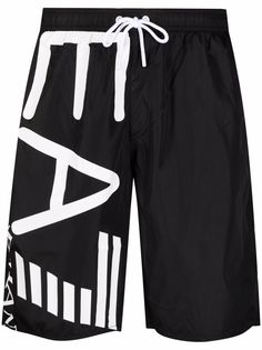 Ea7 Emporio Armani плавки-шорты с логотипом