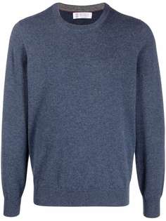 Brunello Cucinelli кашемировый джемпер с круглым вырезом