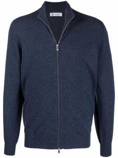 Brunello Cucinelli кашемировый кардиган на молнии