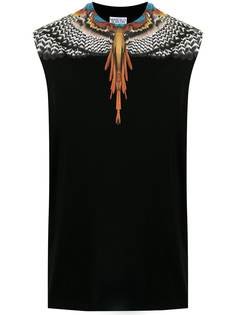 Marcelo Burlon County of Milan длинный топ без рукавов Grizzly Wings