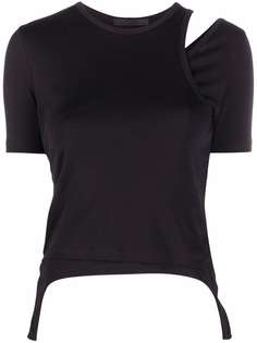 Helmut Lang футболка с вырезом