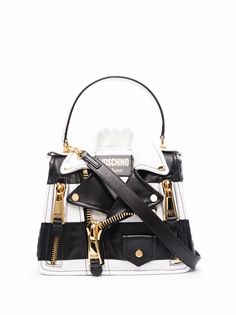 Moschino сумка-тоут со вставками