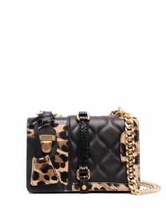 Moschino сумка на плечо со вставками