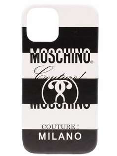 Moschino чехол для iPhone 12/12 Pro с логотипом