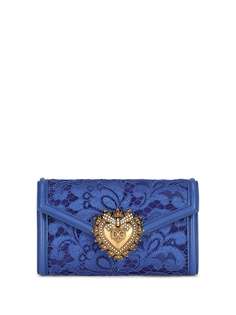 Dolce & Gabbana кошелек с кружевом и логотипом