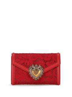 Dolce & Gabbana кружевной клатч Devotion