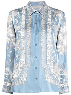 Emilio Pucci рубашка с принтом Rugiada