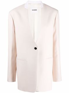 Jil Sander однобортный блейзер