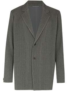 Homme Plissé Issey Miyake однобортный плиссированный пиджак