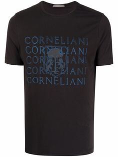 Corneliani футболка с логотипом