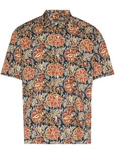 Gitman Vintage floral print short-sleeve shirt