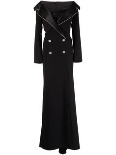 Tadashi Shoji двубортное платье с открытыми плечами