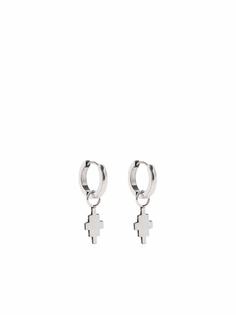 Marcelo Burlon County of Milan CROSS PENDANT EARRINGS SILVER NO COLOR