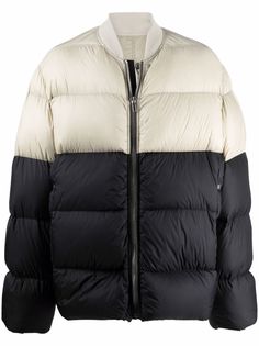 Rick Owens пуховик в двух тонах