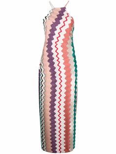 Missoni трикотажное платье с вырезом халтер