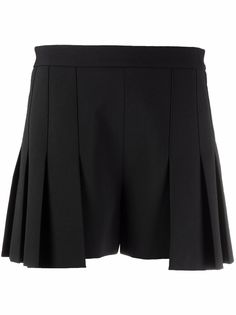 RED Valentino шорты с завышенной талией и складками