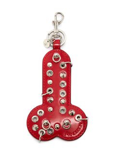 JW Anderson TOM OF FINLAND PENIS KEYRING WITH STUDS