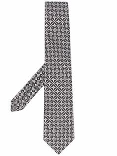 Etro галстук с геометричным принтом