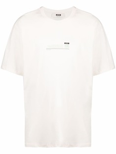 MSGM футболка с логотипом