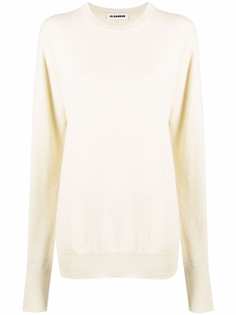 Jil Sander кашемировый джемпер с круглым вырезом