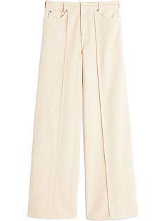 Victoria Victoria Beckham широкие джинсы с завышенной талией