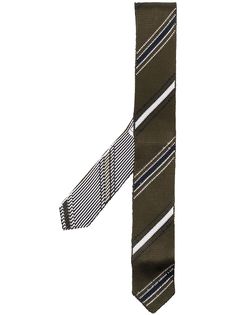 Thom Browne трикотажный галстук в диагональную полоску