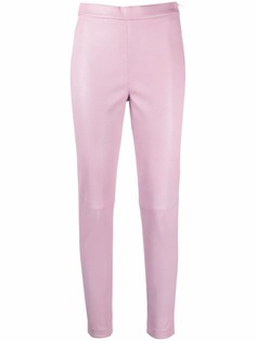 Alberta Ferretti skinny leather trousers