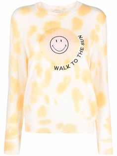 Sandro Paris джемпер с вышитой надписью