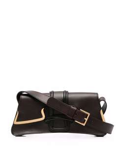 Alberta Ferretti pocket detail shoulder bag