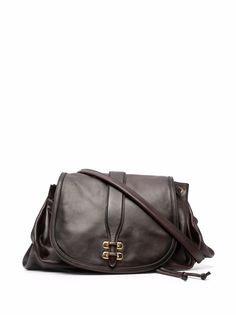 Alberta Ferretti buckle foldover shoulder bag