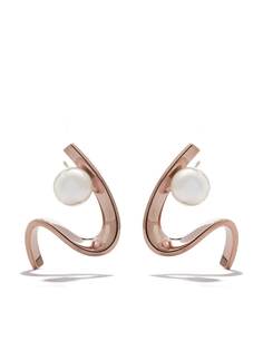 TASAKI серьги из розового золота с жемчугом