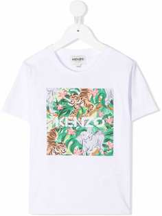 Kenzo Kids футболка с графичным принтом