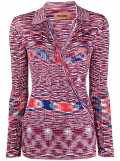 Missoni трикотажный топ с узором зигзаг