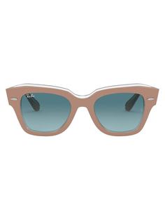 Ray-Ban солнцезащитные очки State Street в квадратной оправе